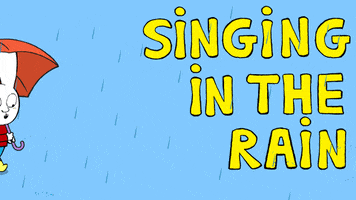 Rainy Day Singing GIF by Simon Super Rabbit