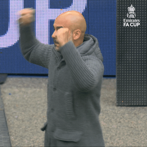 Happy Manchester City GIF by Emirates FA Cup