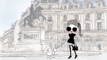 #fashion #chic #makeup #beauty #cosmetics GIF by Lucie + Pompette