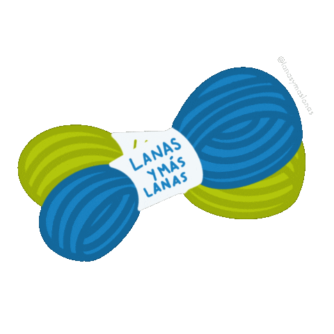 Lana Sticker by Lanas y mas lanas