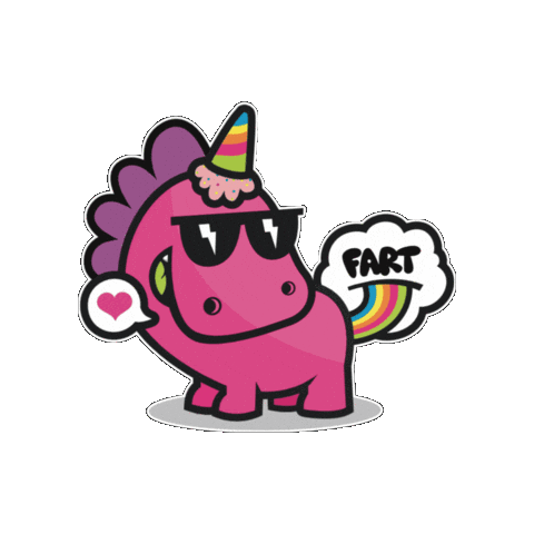 Rainbow Glitter Sticker by TheTatuTribe