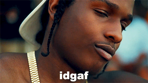 Asap Rocky Idgaf GIF - Find & Share on GIPHY