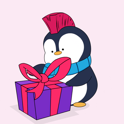 Surprise Gift GIF by Pudgy Penguins