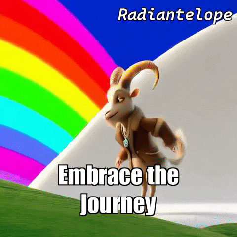 Rainbow Joy GIF by Radiantelope