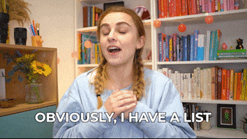 Nerd Lists GIF by HannahWitton