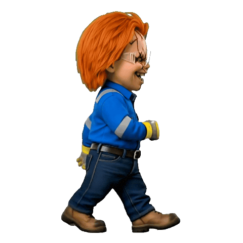Seguridad Blue Shirt Sticker