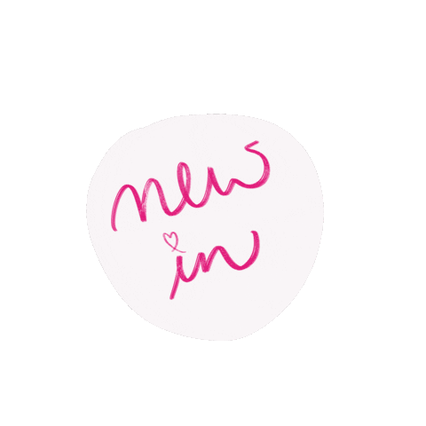 Heart Pink Sticker by Lykkeconceptstore