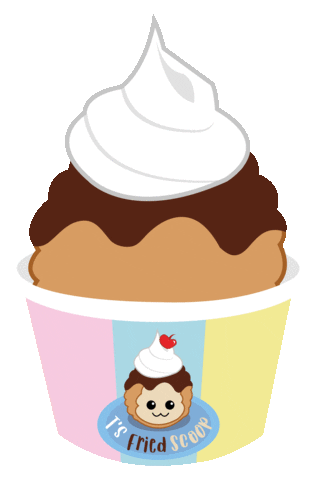 T's Fried Scoop Sticker