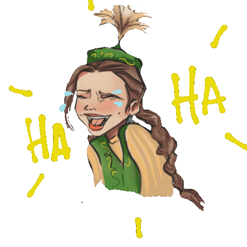 Laughing Sticker