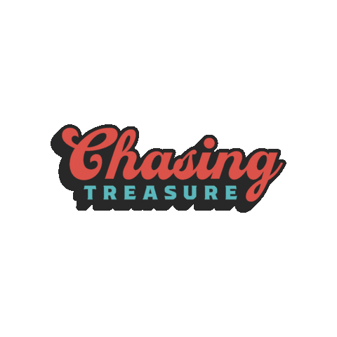Chasing Treasure Sticker by Wedding Rescue