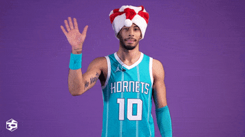 Christmas Basketball GIF by Charlotte Hornets