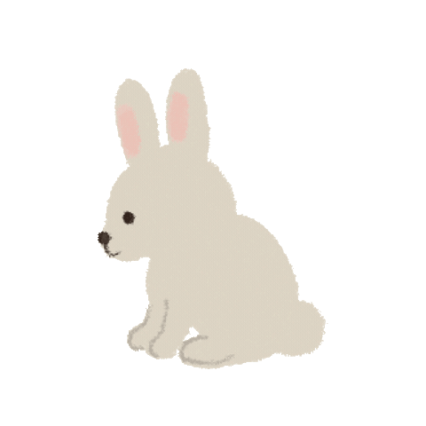 토끼 가을 Sticker