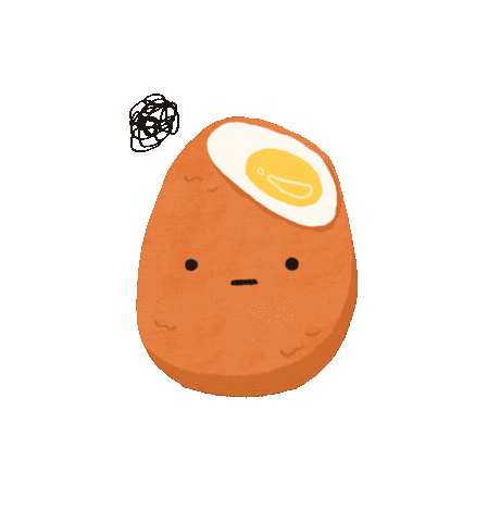 Sad Food Sticker