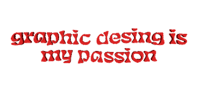 Text Graphic Design Sticker