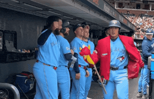 Home Run Celebration GIF by Toronto Blue Jays