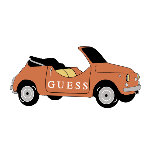 Italy Vintage Car Sticker by GUESS