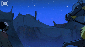 Horse Toss GIF by Adult Swim