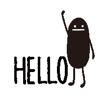 Hello Sticker by graniph