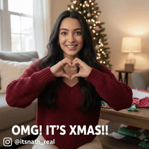 Living Room Christmas GIF