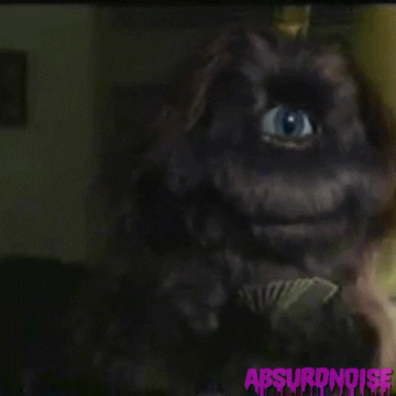 purple people eater 80s GIF by absurdnoise