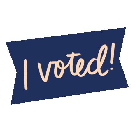 Voting Joe Biden Sticker