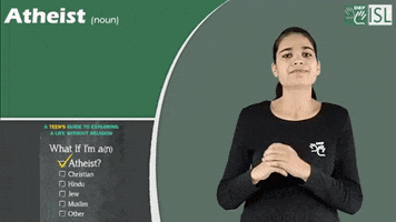 Sign Language Atheist GIF by ISL Connect