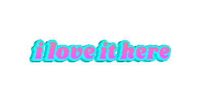 I Love It Here Sticker by Park and Preston Travel