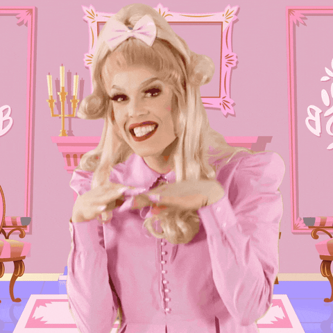 Pink Smile GIF by Betty Bitschlap