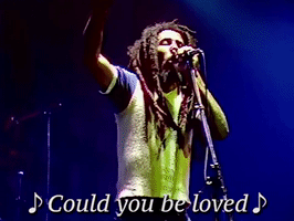 Could You Be Loved GIF by Bob Marley