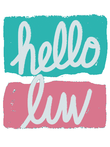 Luv Hello Sticker by Beautigurlz