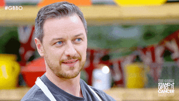 James Mcavoy Ok GIF by The Great British Bake Off