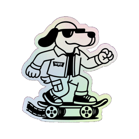 Film Fest Dog Sticker by Windsor Film Festival