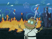 Scared On Fire Gif By Spongebob Squarepants Find Share On Giphy on fire gif by spongebob squarepants