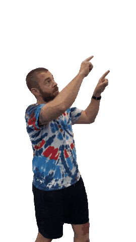 Pointing Click Here Sticker by Victoryperformancept