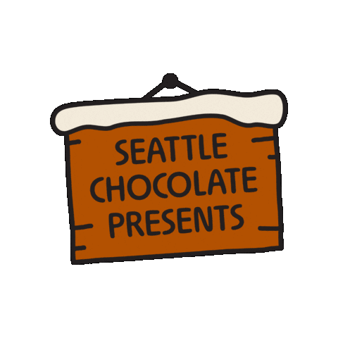 Snow Sign Sticker by Maeve Chocolate