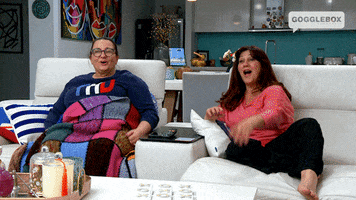 Excited Loving It GIF by Gogglebox Australia