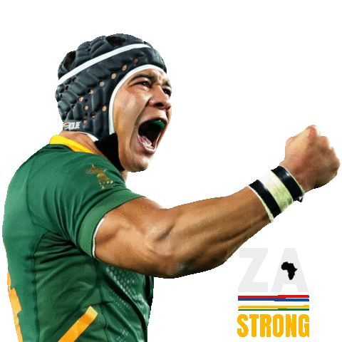 South Africa Springboks Sticker by GrowZA for iOS & Android | GIPHY