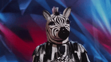 Zebra Lol GIF by The Masked Dancer