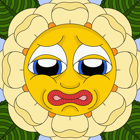 Sad Flower GIF
