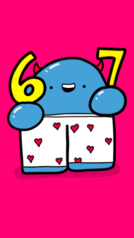 6 7 Hearts GIF by The Squibbles