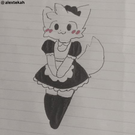 Maid Femboy GIF