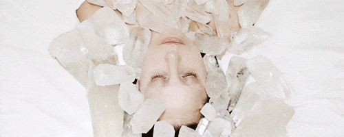 lady gaga sleeping GIF