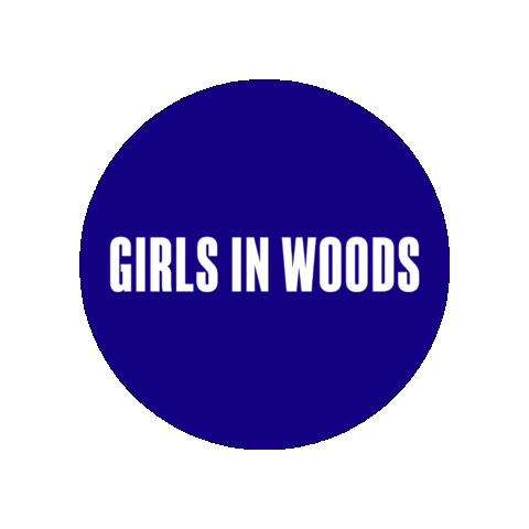 Girls in Woods Sticker