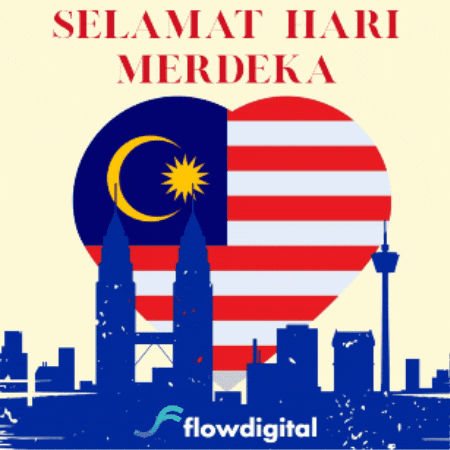 Merdeka Malaysiamerdeka GIF by Flow Digital
