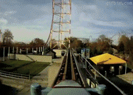 Image result for dragster cedar point gif