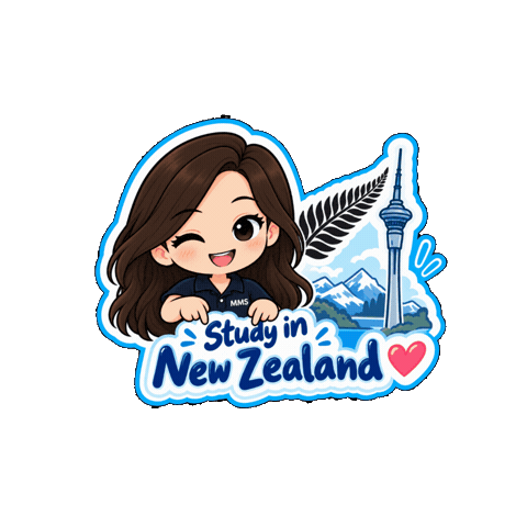 New Zealand Study Abroad Sticker by MMS