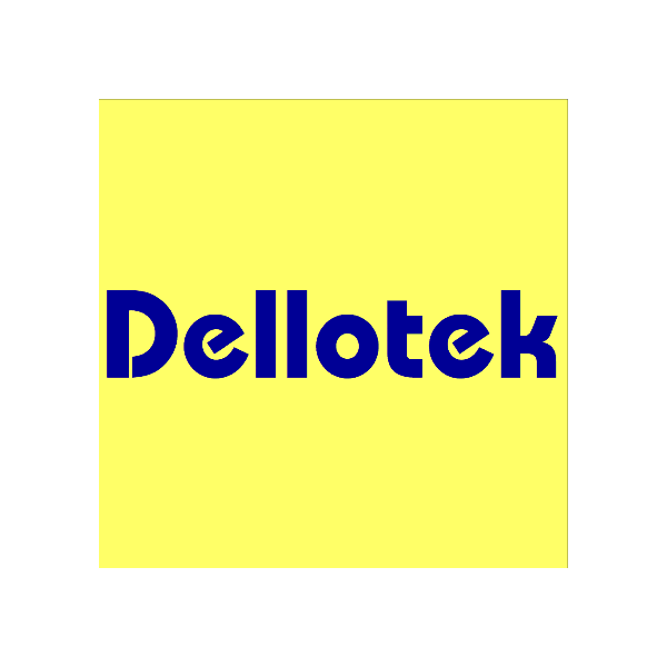 Dellotek Logo Cube Sticker by Dellotek
