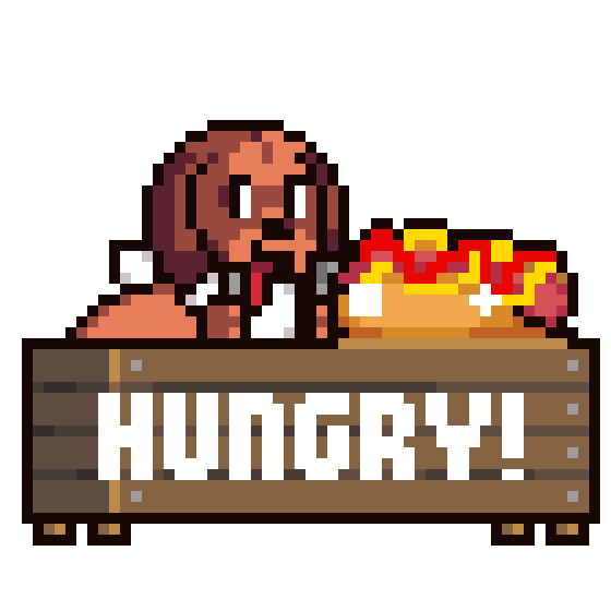 Hungry Feed Me Sticker by HotDogs