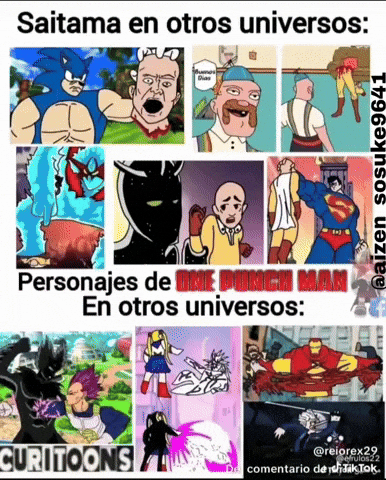 One Punch Man Goku Meme GIF