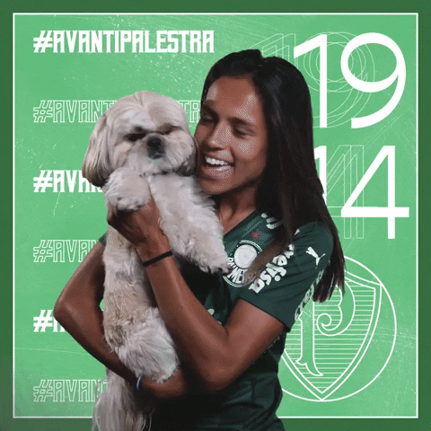 Futebol Feminino Dog GIF by SE Palmeiras